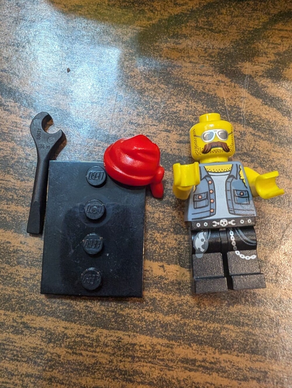 Lego Motorcycle Mechanic Minifigure Series 10